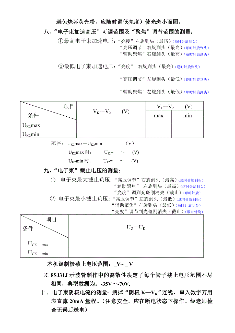 电子束示波器综合实验仪实验指导书[1]（i）_第4页