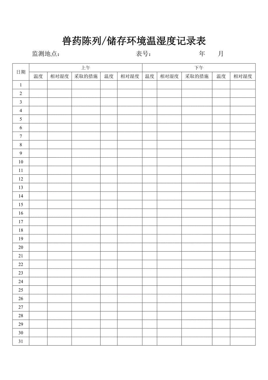 广东省兽药gsp质量记录表_第5页