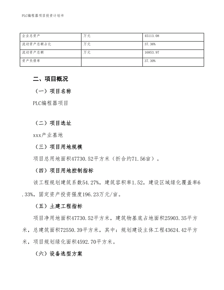 PLC编程器项目投资计划书（参考模板及重点分析）_第4页