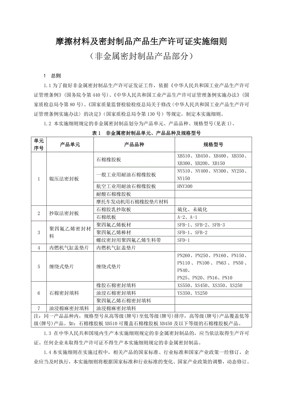 摩擦材料及密封制品生产许可证实施细则非金属密封制品_第3页