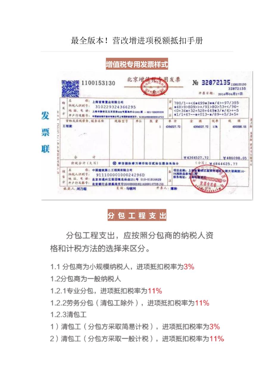 最全版本营改增进项税额抵扣手册_第1页