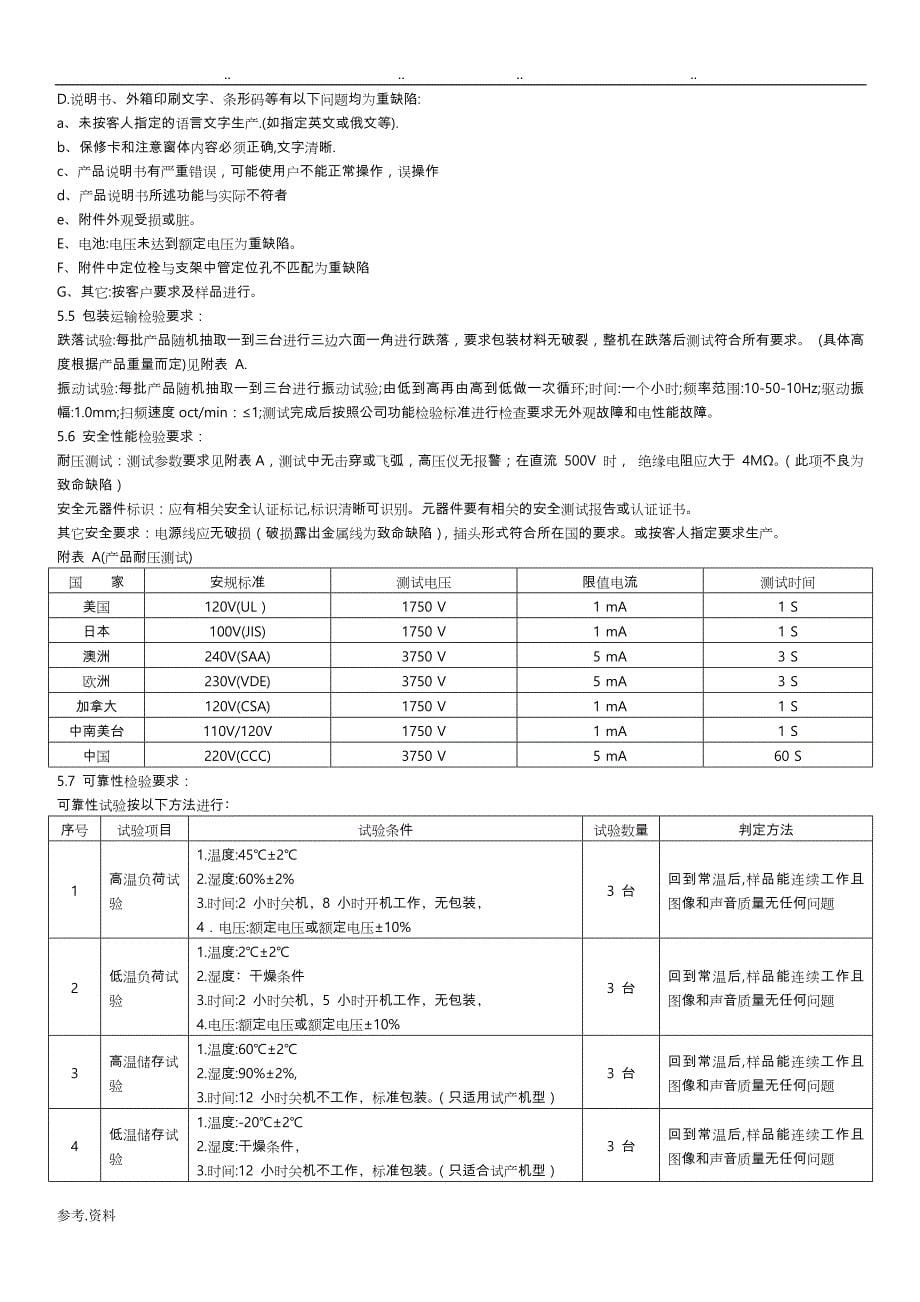 音响检验标准[详]_第5页