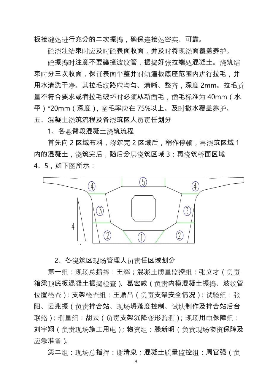 混凝土施工保证措施方案_第5页