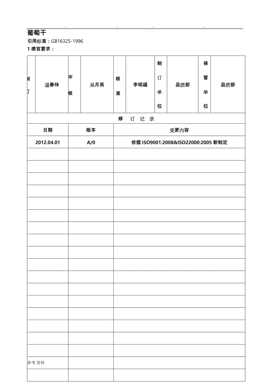 干果果仁类检验标准(DOC)_第1页