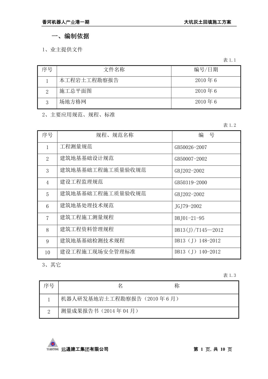 原大坑2：8灰土回填土方案1做好_第1页