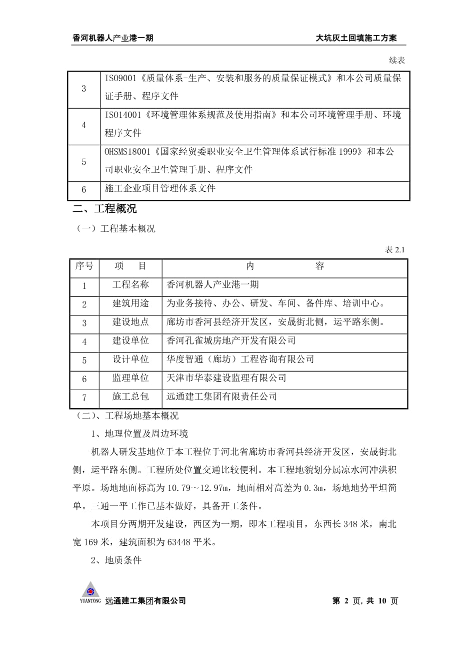 原大坑2：8灰土回填土方案1做好_第2页