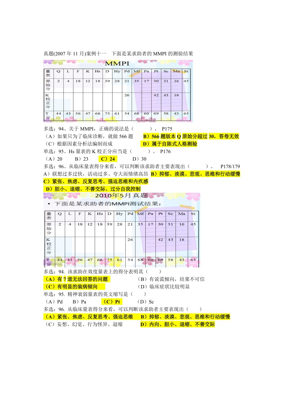 心理测量真题_第4页