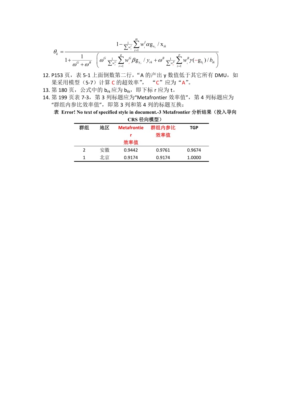 数据包络分析方法及maxdea软件勘误表_第3页