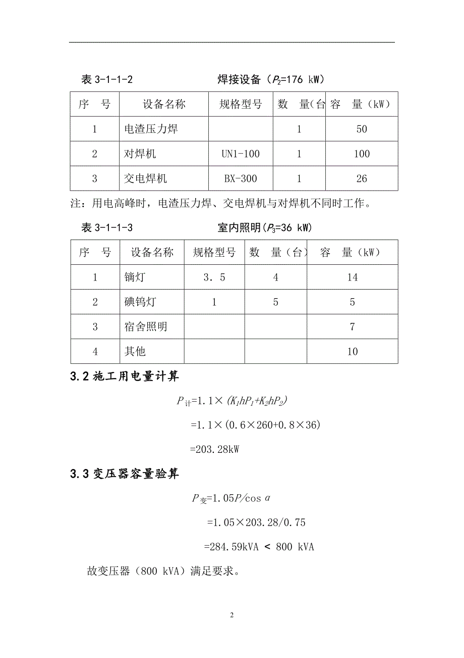 临时用电施工组织设计方案(全套含表格)概要_第4页