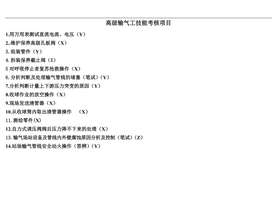 输气工高级操作_第1页