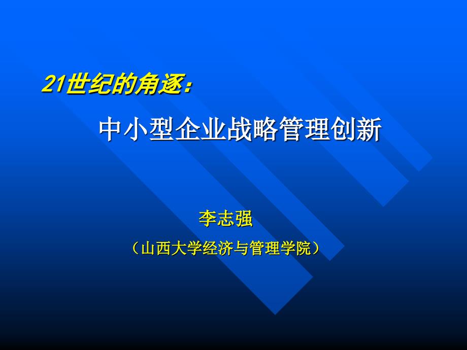 中小型企业战略汇编_第1页