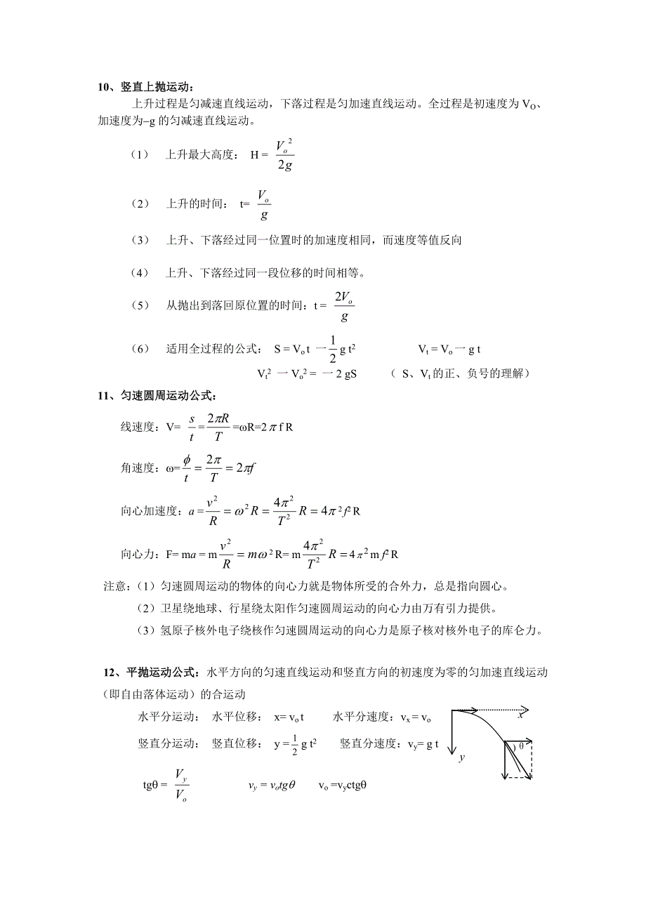 高中物理公式总结排版版_第4页