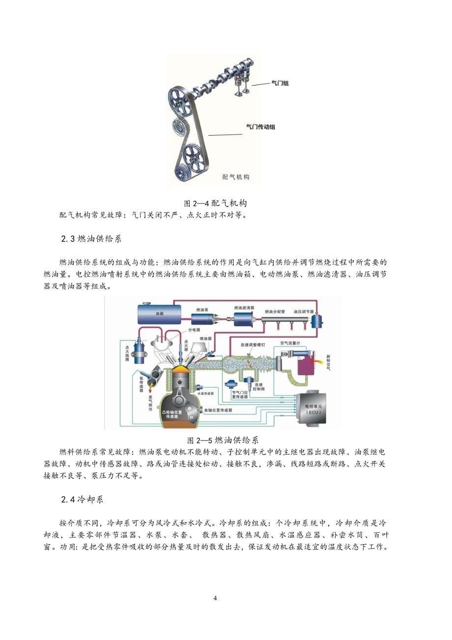 张志杰《汽车发动机常见故障分析与排除》毕业论文正稿_第5页