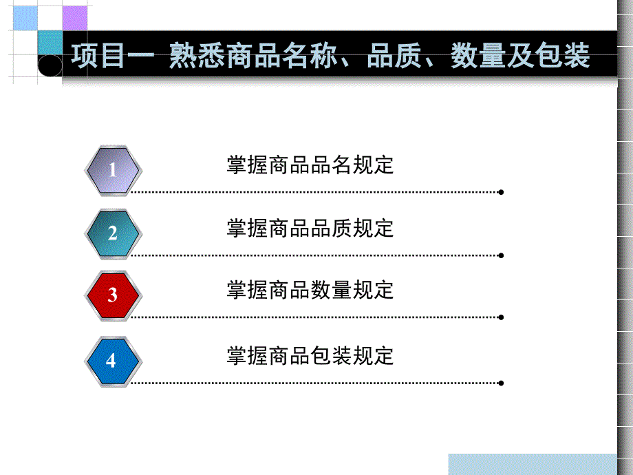 项目一_熟悉商品名称、品质、数量及包装_第3页