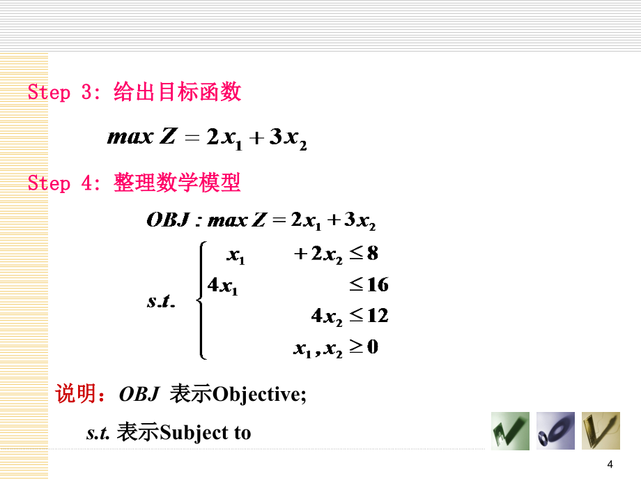 运筹学线性规划与单纯性表法_第4页