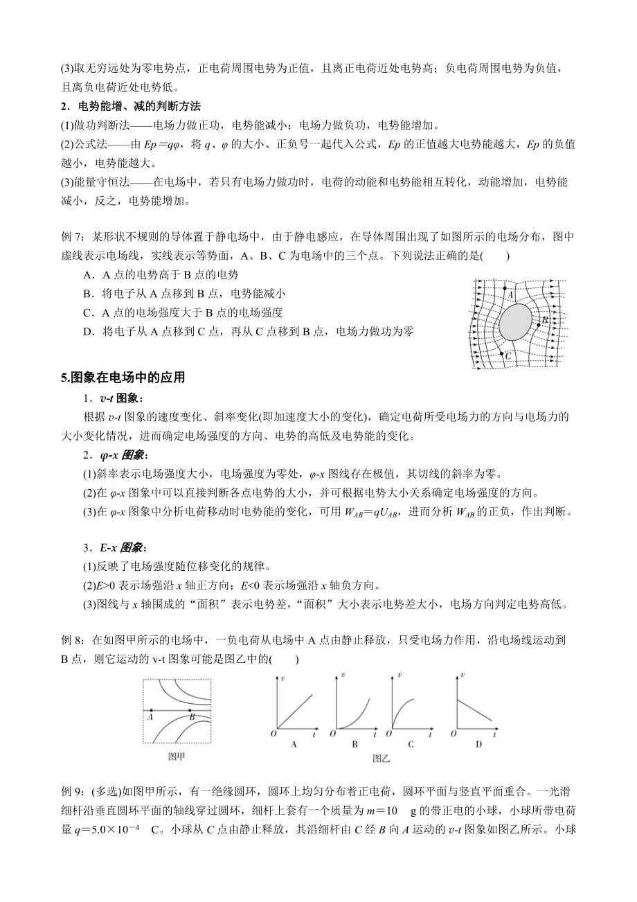 高中物理静电场解题方法总结_第3页