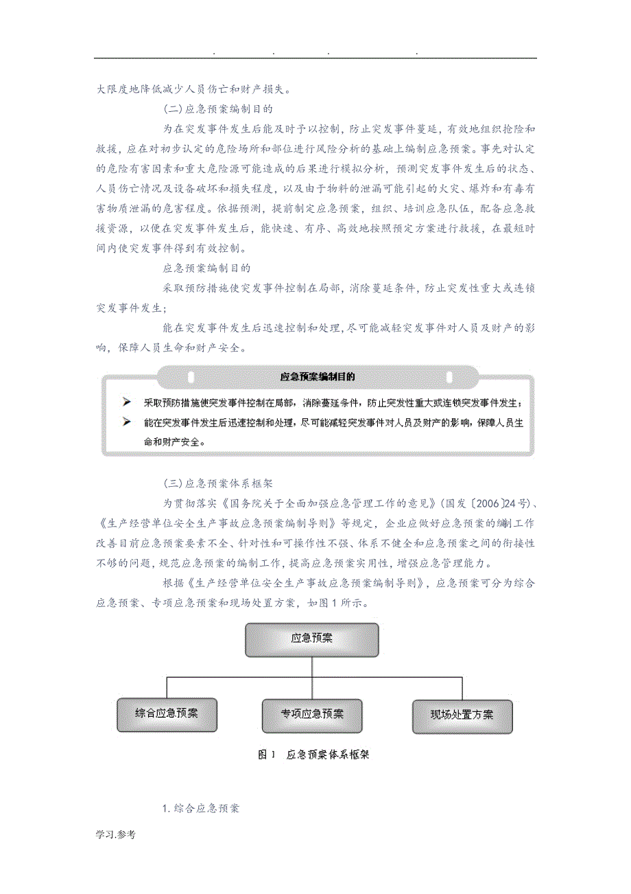 应急知识——应急救援预案管理_第2页