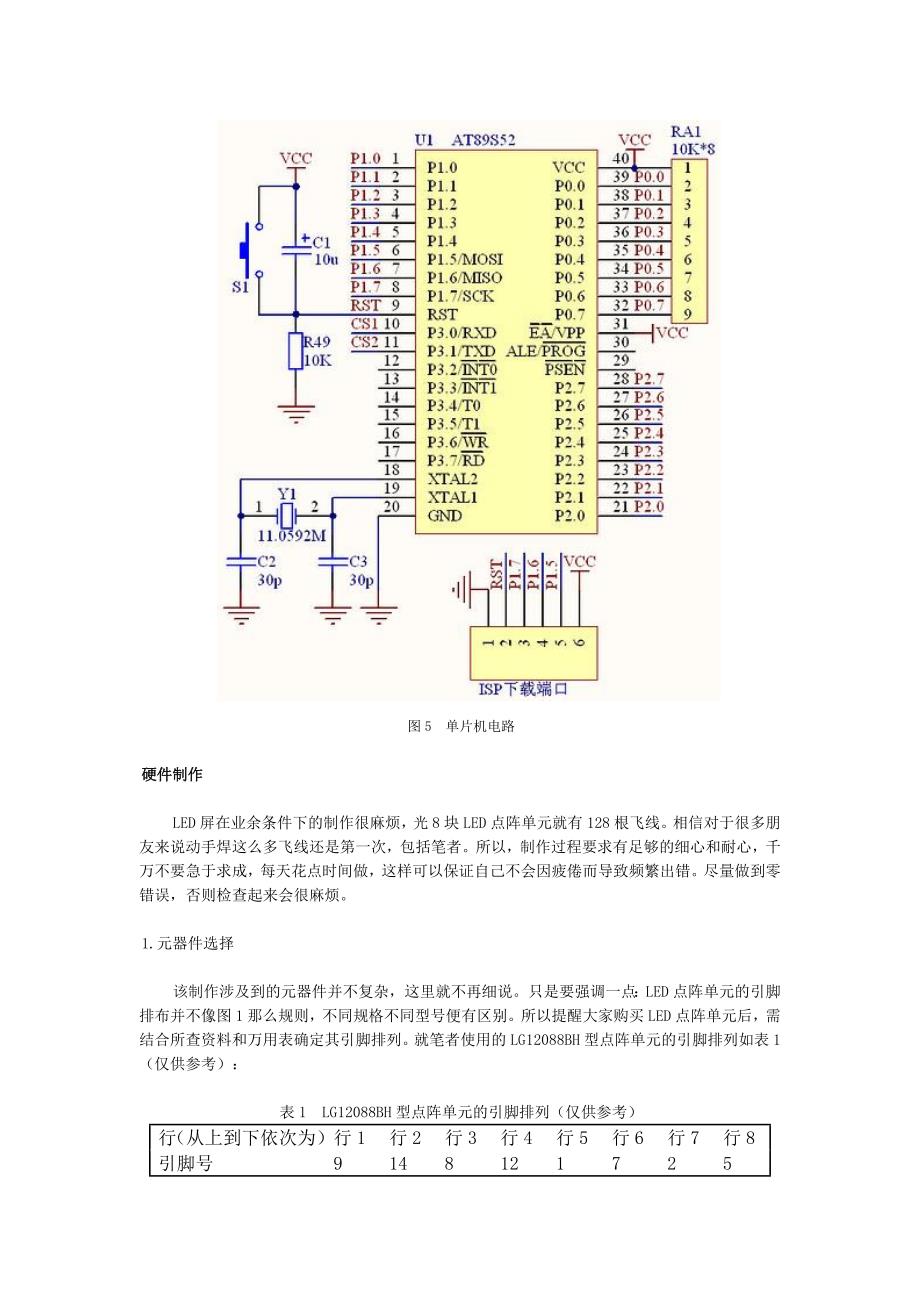 diy小型led点阵显示系统led显示屏_第4页