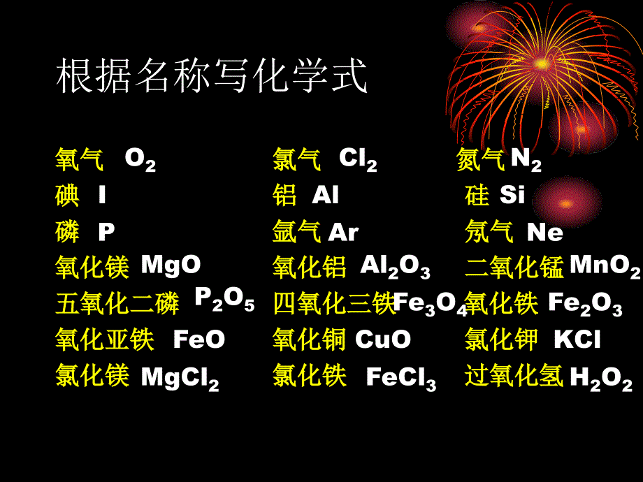 化学式(写法)汇编_第4页