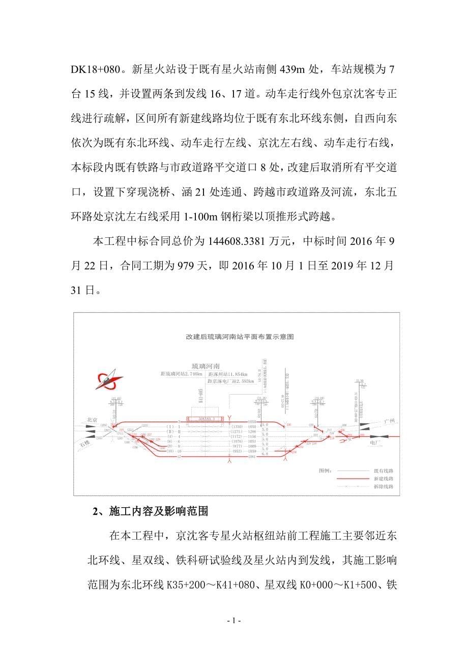 涿州电厂专用线工程琉璃河南站邻近营业线施工专项方案_第5页