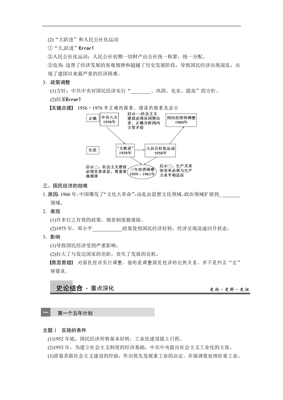 高考历史人教版大一轮学案 必修2第九单元第21讲_第2页