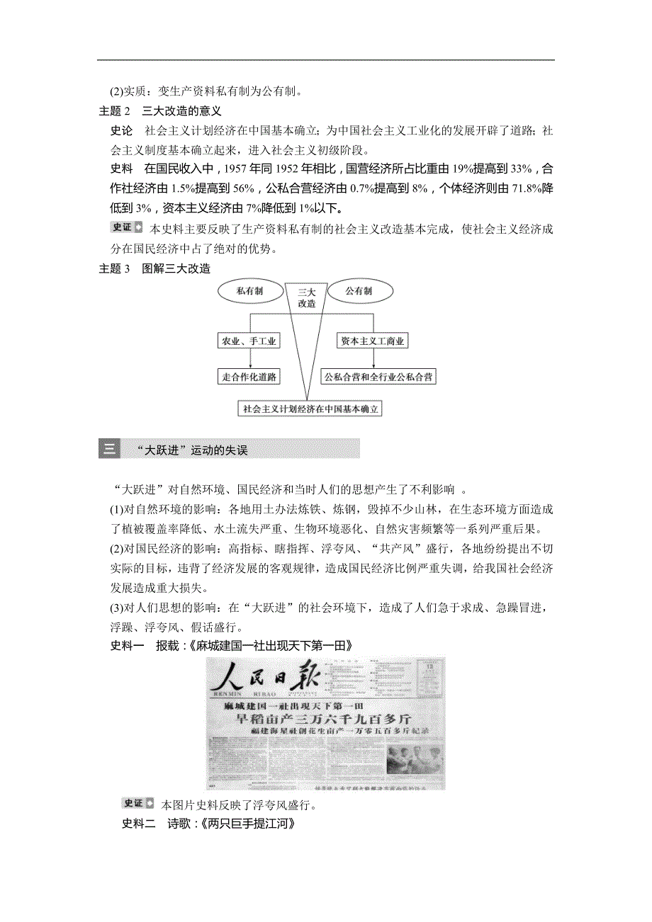 高考历史人教版大一轮学案 必修2第九单元第21讲_第4页