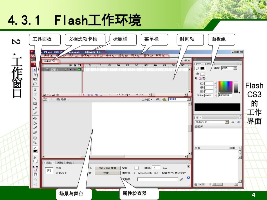 多媒体技术与应用_第4章_动画制作技术_第4页