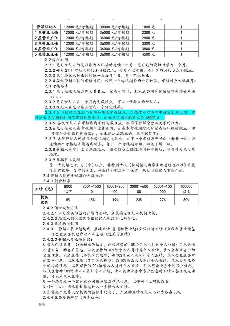 品牌房地产中介门店管理手册范本_第5页