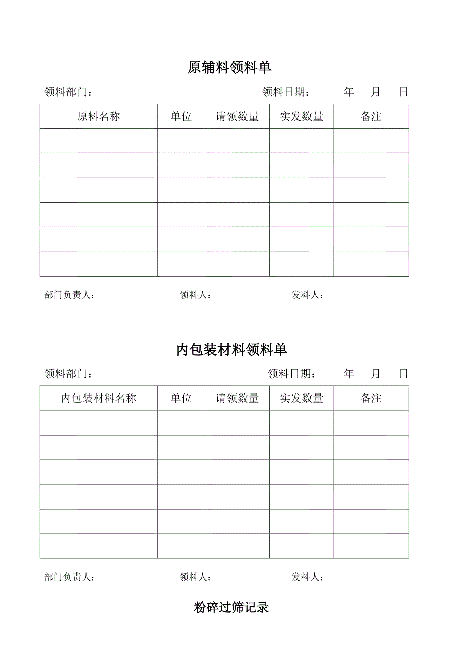 压片糖果批生产记录汇编_第3页