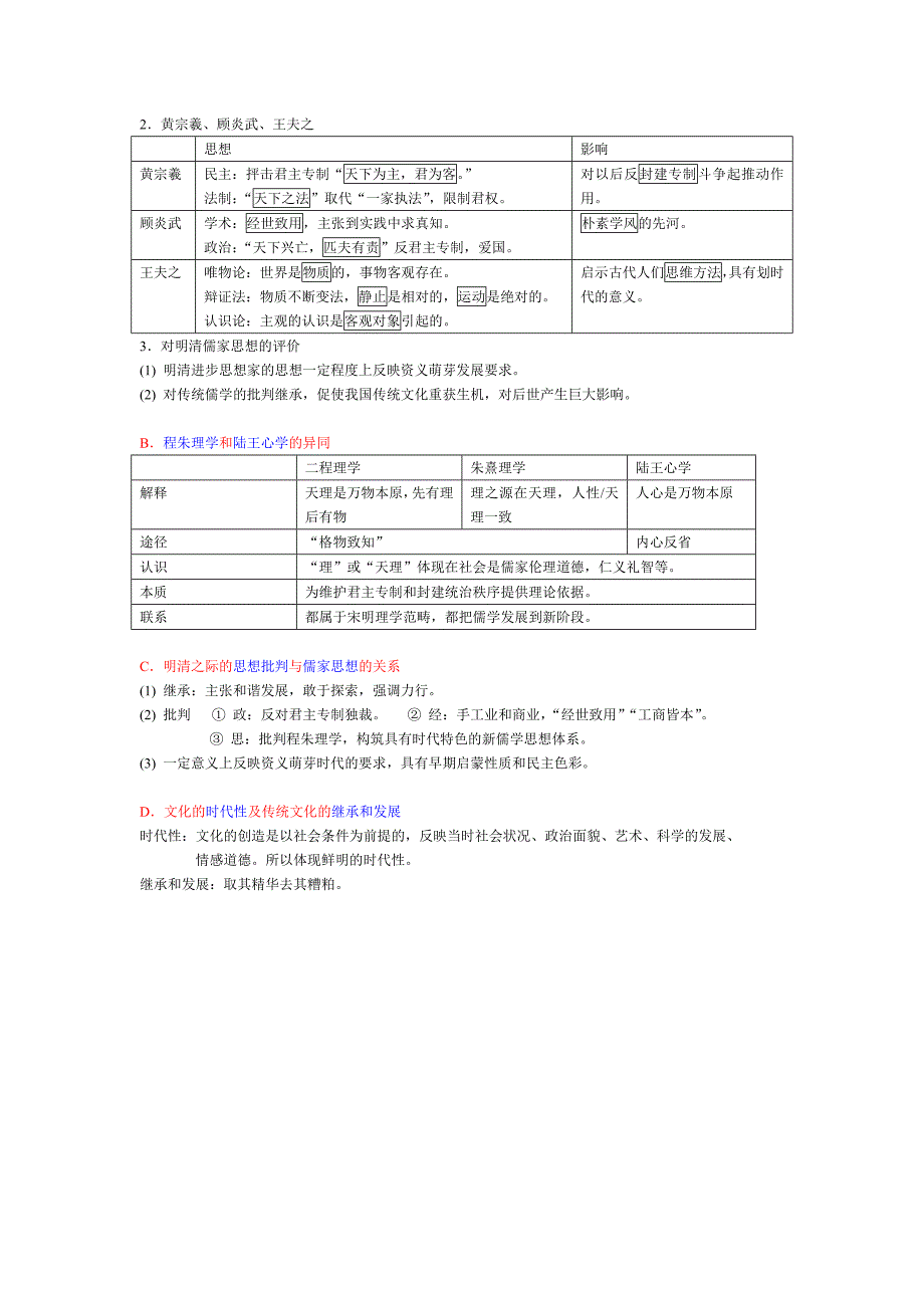 高中历史必修三思想文化知识点与延伸_第3页