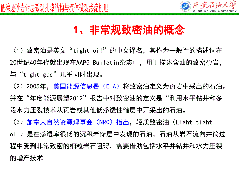 低渗透砂岩储层微观孔隙结构与流体渗流机理汇编_第4页