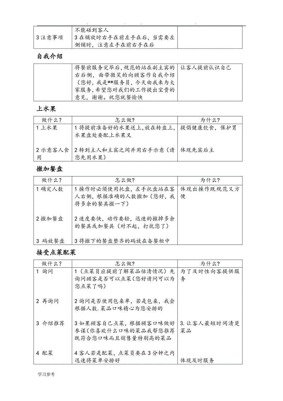 中餐服务程序培训资料全_第3页