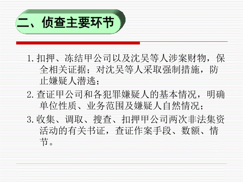 集资犯罪案件侦查训练_第4页