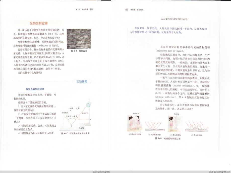 光的反射不同版本对比资料_第5页