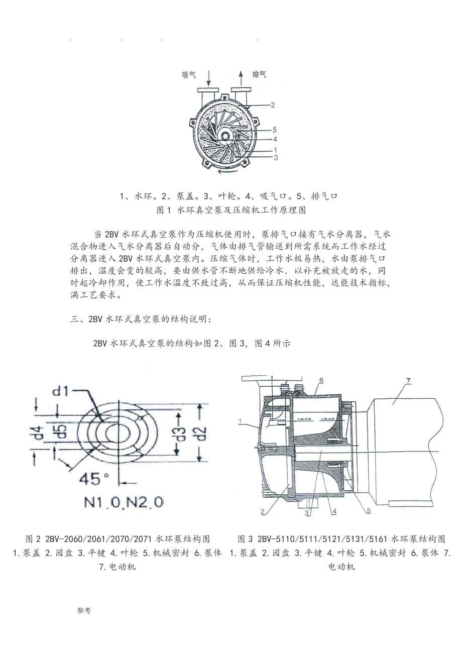 博山2BV水环真空泵说明书_第2页