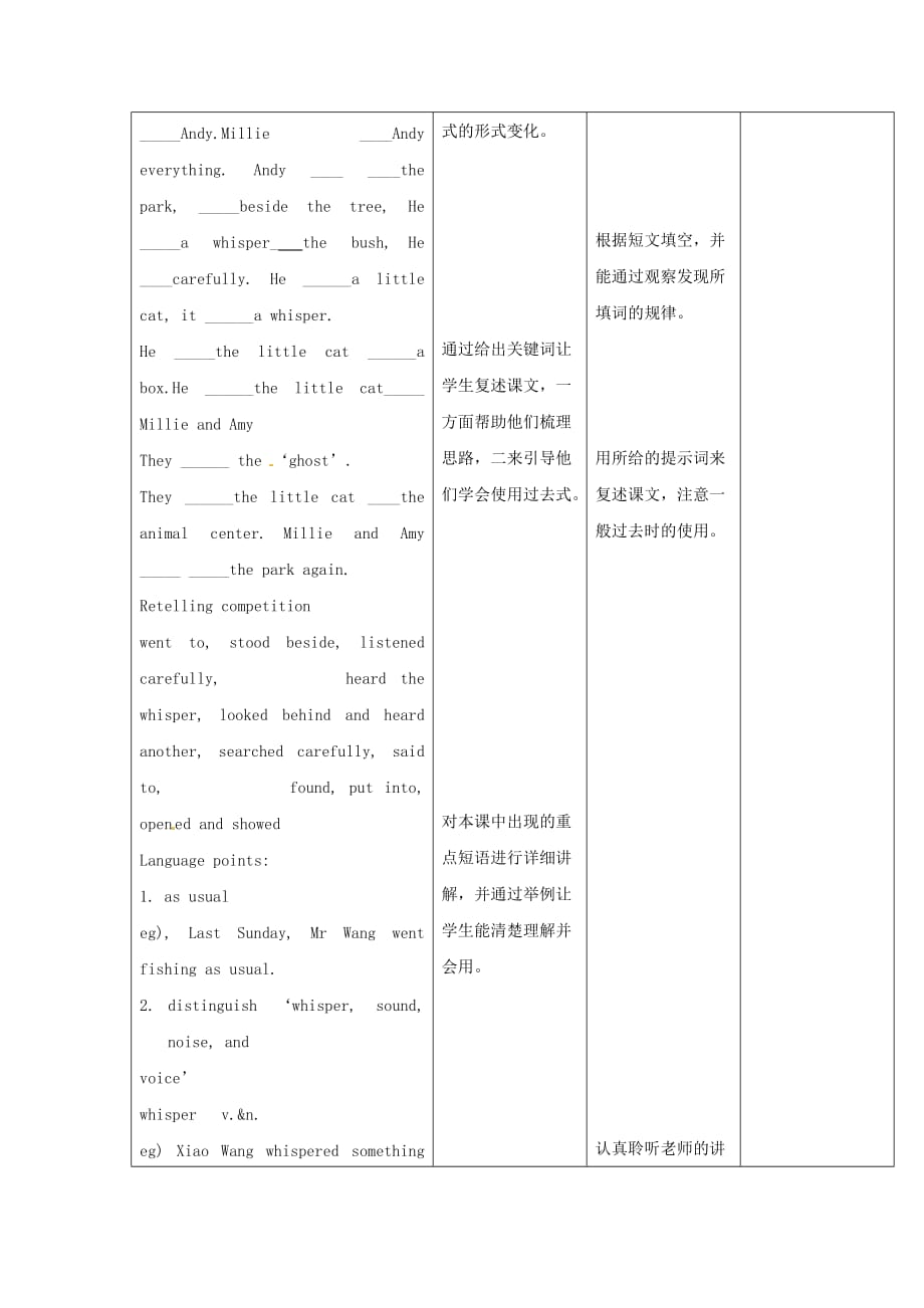 七年级英语下册 Unit 4 Finding your way 第3课时教案_第2页