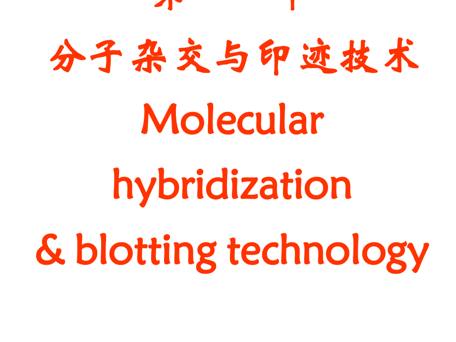 常用分子生物学技术的原理与应用stz_第2页
