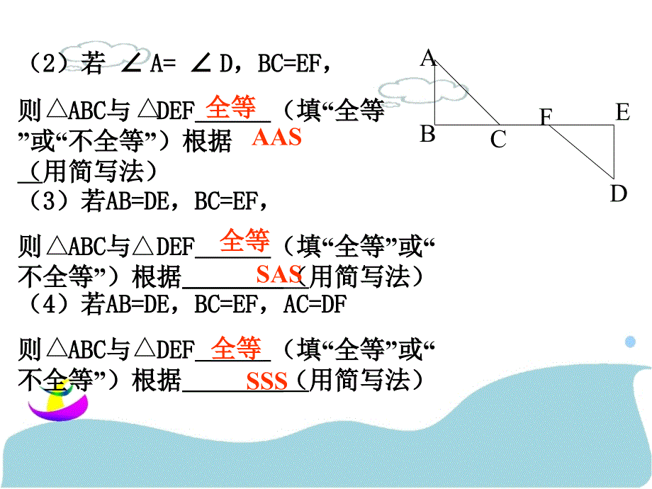 全等三角形判定--斜边直角边.ppt_第3页