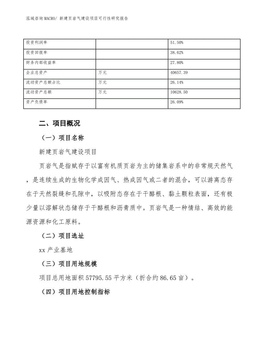 新建页岩气建设项目可行性研究报告.docx_第5页