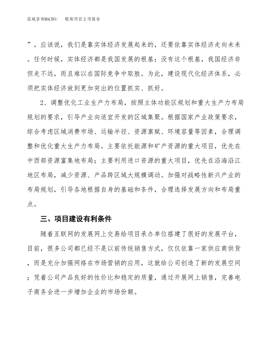 辊刷项目立项报告(参考模板及重点内容).docx_第3页