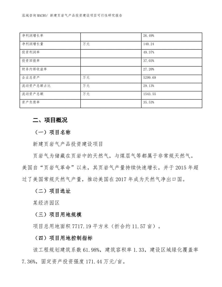 新建页岩气产品投资建设项目可行性研究报告.docx_第5页