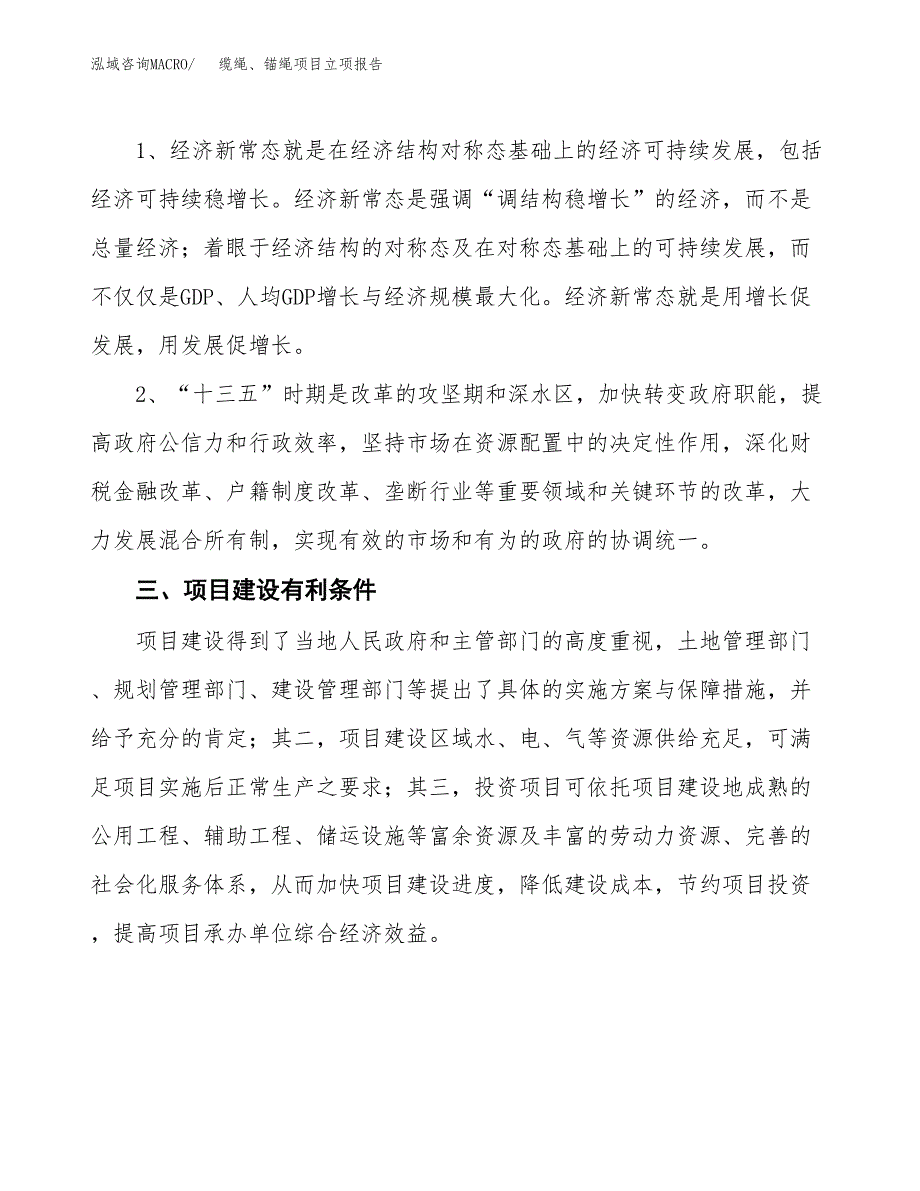 缆绳、锚绳项目立项报告(参考模板及重点内容).docx_第3页