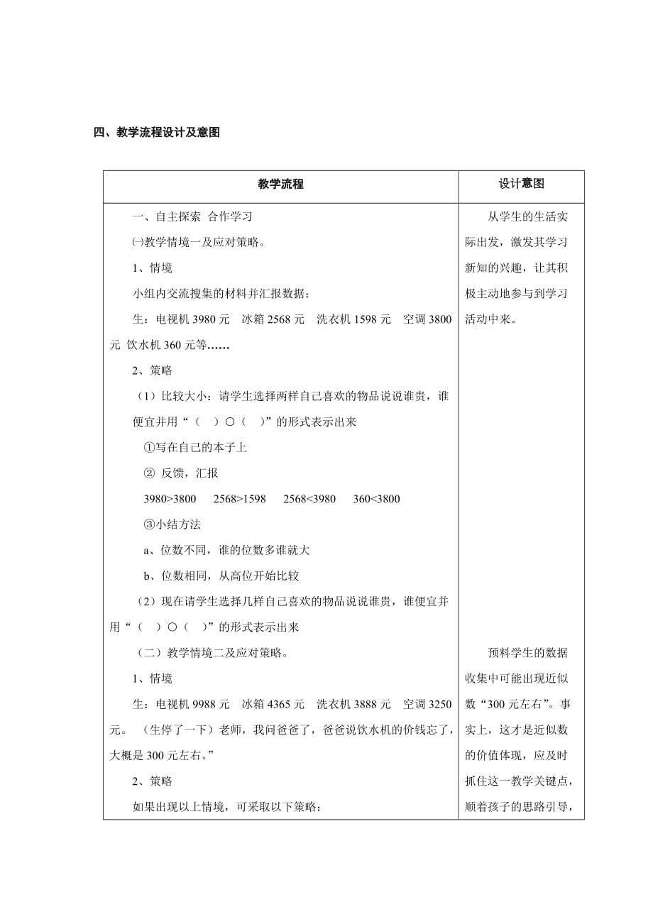 万以内数的大小比较近似数教案_第2页