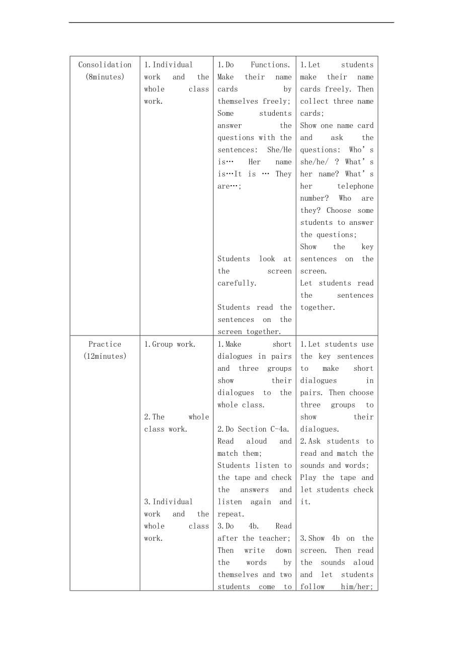 仁爱初中英语七上《Unit 1Topic 2 Where are you fromD》word教案 (1)_第4页