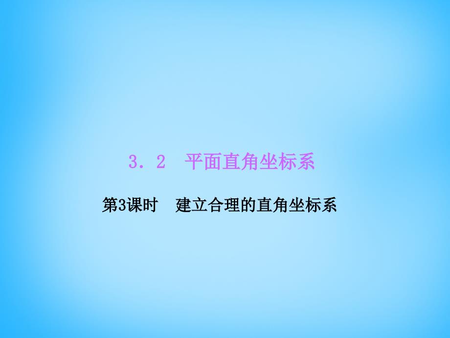 北师大版八年级数学上册：32《平面直角坐标系》3课件_第1页