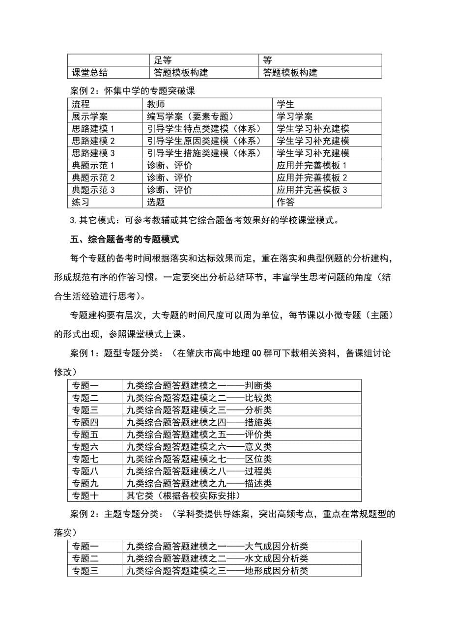 2017年高考地理二轮复习备考建议_第5页