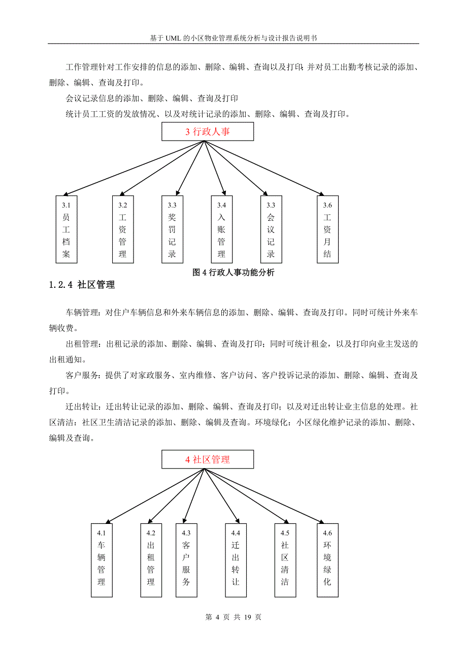 小区物业管理系统分析与设计详解_第4页