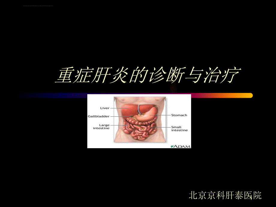 重症肝炎的诊断与治疗-北京肝病医院.ppt_第1页