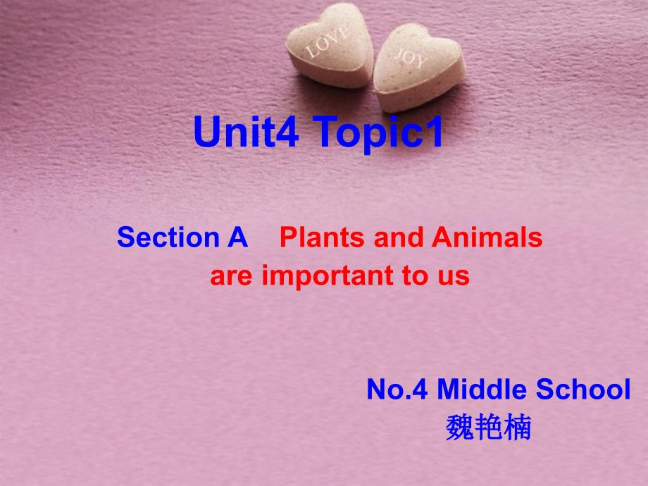 仁爱英语八年级上学期Unit4-Topic1说课稿_第1页