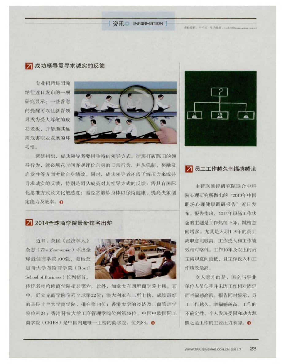 成功领导需寻求诚实的反馈_第1页